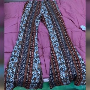 Boho flare pants